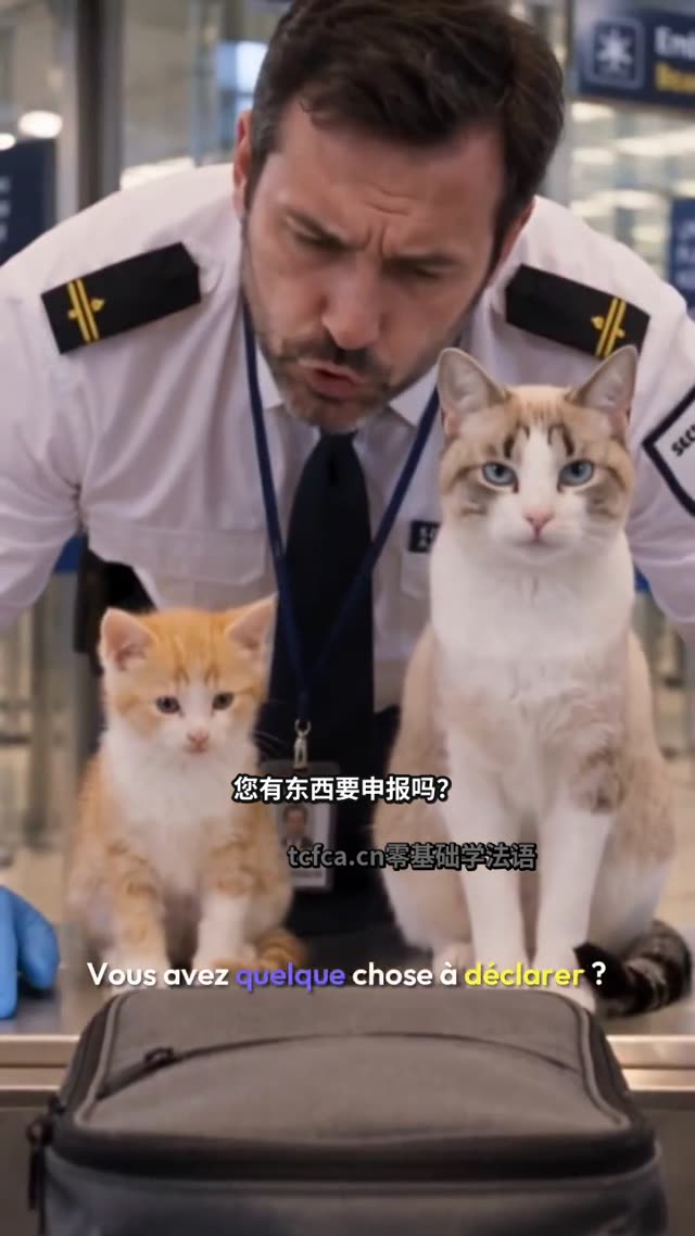海关检查猫咪行李竟有20公斤鱼 视频封面