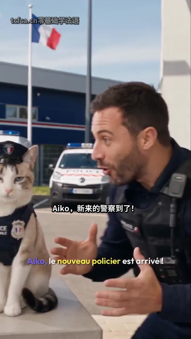 30厘米猫咪当警察，唯一动力竟是开警车 视频封面