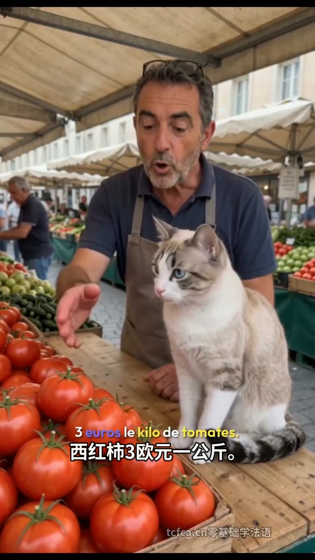 这只猫偏要买没熟的青番茄 视频封面