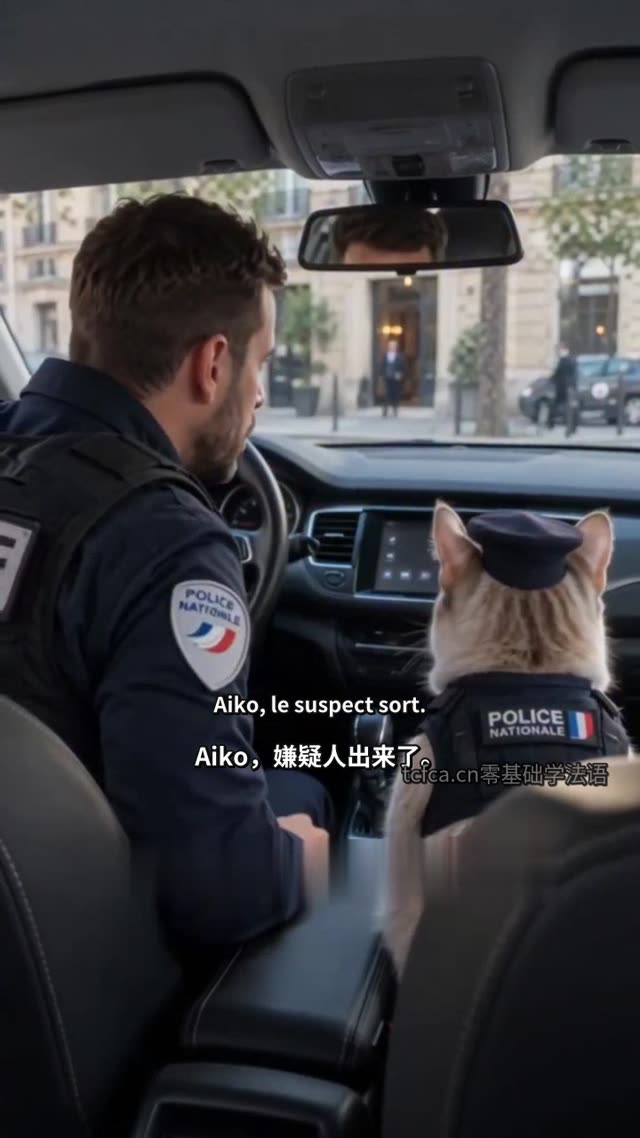 警察带猫跟踪目标，结果被发现了 视频封面