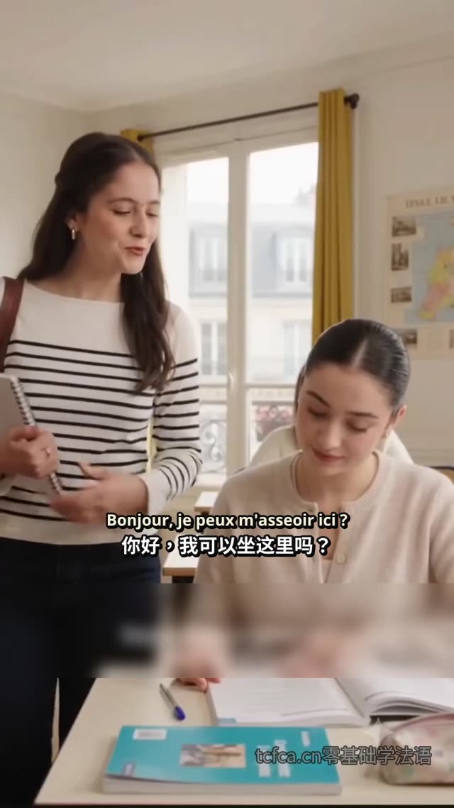 第一次法语课：自我介绍与兴趣爱好 视频封面