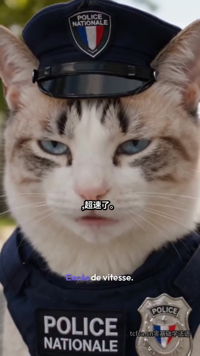 狗狗骑滑板车超速被警察猫罚一块饼干 视频封面