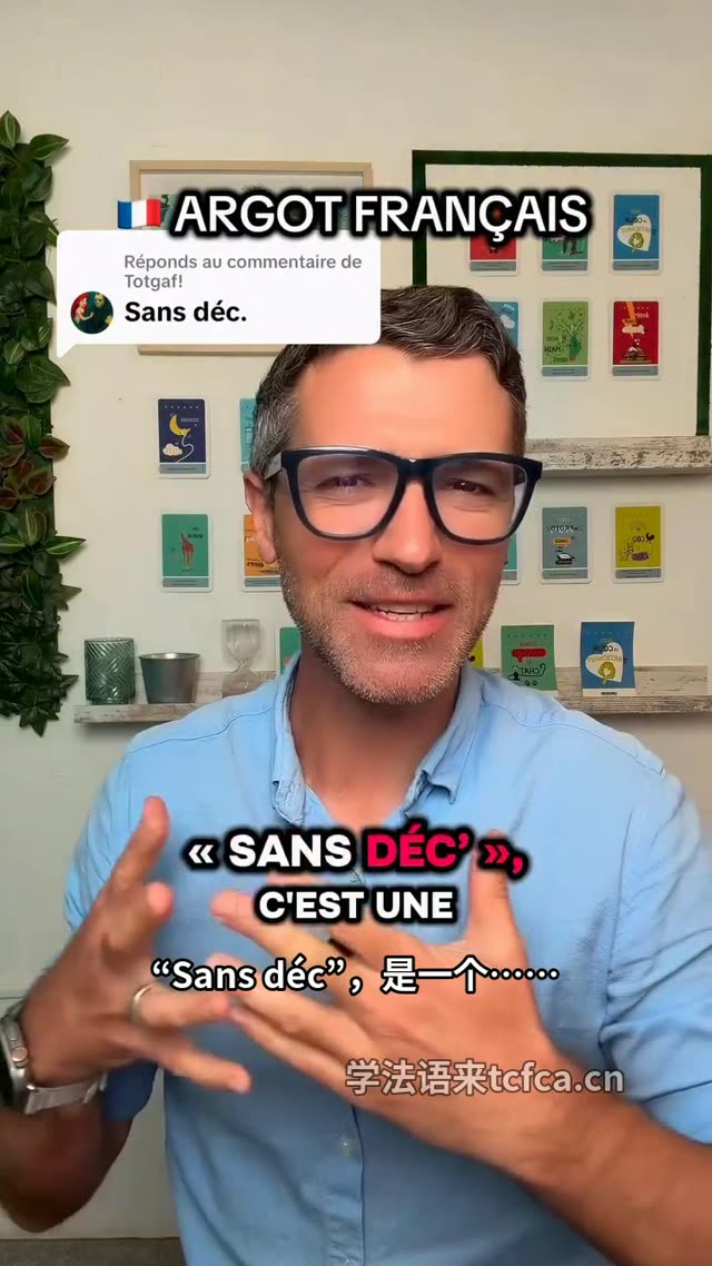 法国人说Sans déc到底什么意思 视频封面